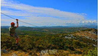 SPLIT ZIP LINE ADVENTURE WITH OPTIONAL TRANSPORTATION