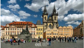 PRAGUE GUIDED TOUR BY BUS, FOOT, BOAT AND MUSEUM WITH SNACK