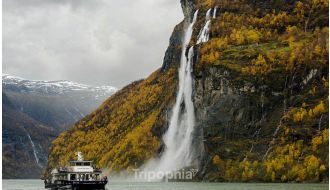 ROUND TRIP BOAT CRUISE TO GEIRANGER FJORD FROM ALESUND